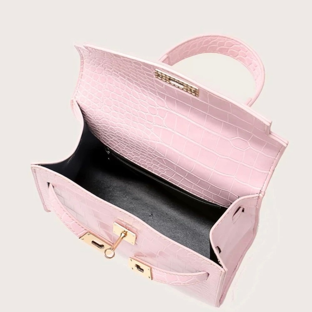 Pink crossbody purse